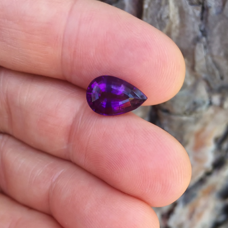 Old Stock Fine Color Brazil Amethyst 3.85 ct ct  Litnon.com