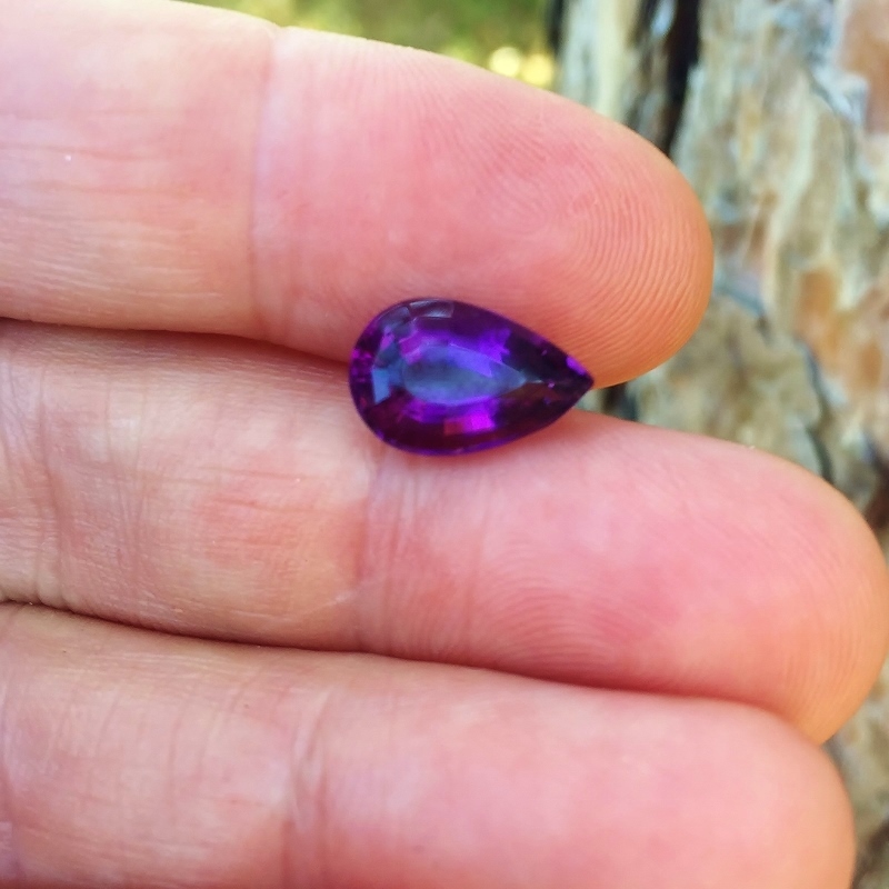 Old Stock Fine Color Brazil Amethyst 3.85 ct ct  Litnon.com
