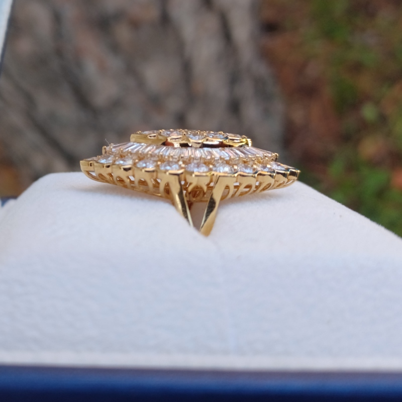 Top Quality and Brilliance 18 kt Diamond Ring 4.0 ct tw  Litnon.com