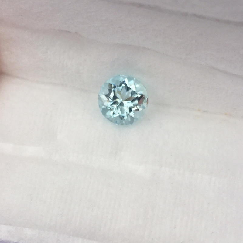 Bright and Pretty Natural Brazil Aquamarine 1.15 ct GLI  Litnon.com