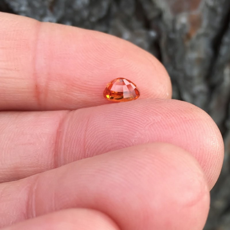 Color and Fire Mandarin Spessartite Garnet 1.42 ct GL Litnon.com