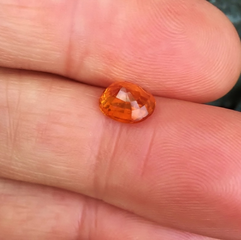 Color and Fire Mandarin Spessartite Garnet 2.27 ct GL Litnon.com