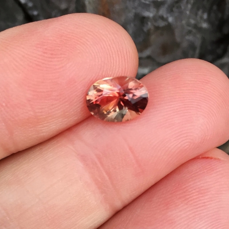 USA Cut American Gemstone Oregon Sunstone 1.98 ct GL Litnon.com