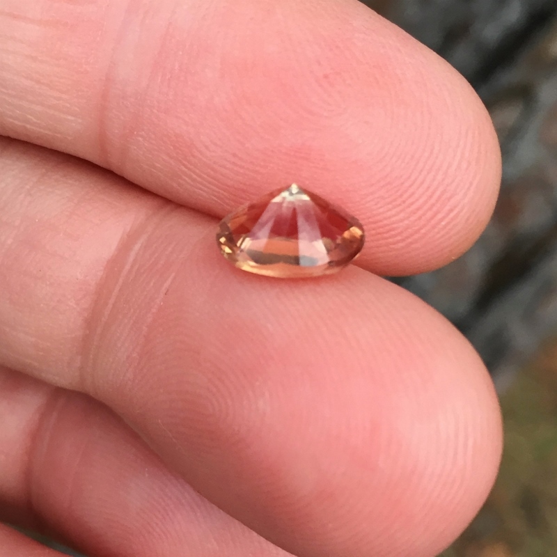 USA Cut American Gemstone Oregon Sunstone 1.98 ct GL Litnon.com