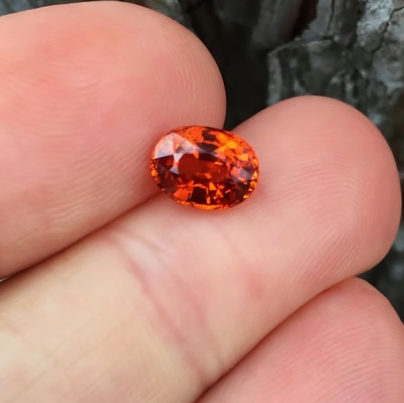 Classic Color Natural Spessartite Garnet Nigeria 2.17 ct  Litnon.com
