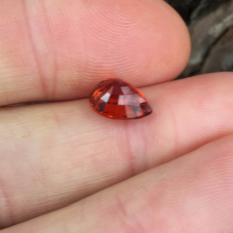 Classic Color Natural Spessartite Garnet Nigeria 3.51 ct GL Litnon.com