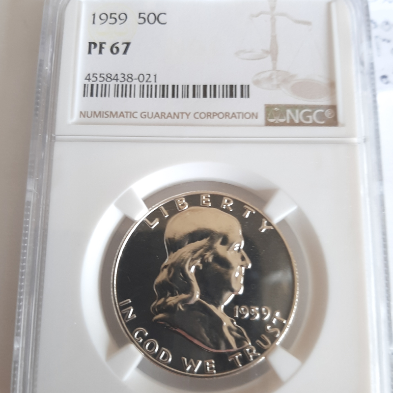 1959 50C PF67 50 Cent Piece  Litnon.com