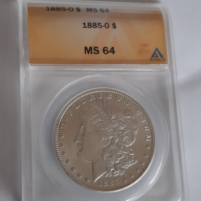 1885 O $ Morgan Dollar MS 64 Litnon.com