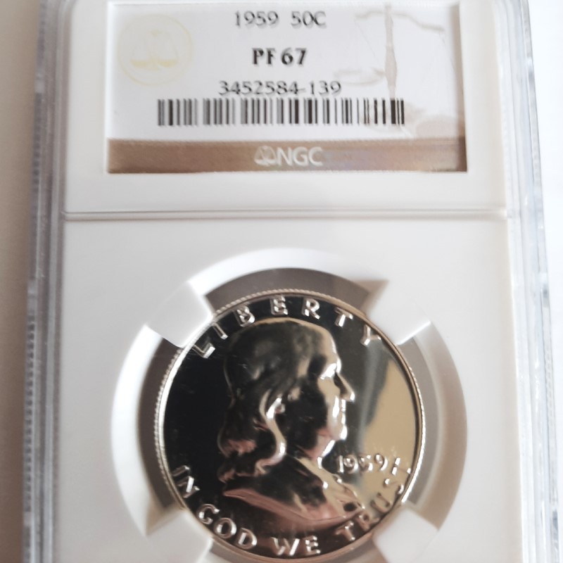 1959 50C PF67 50 Cent Piece  Litnon.com