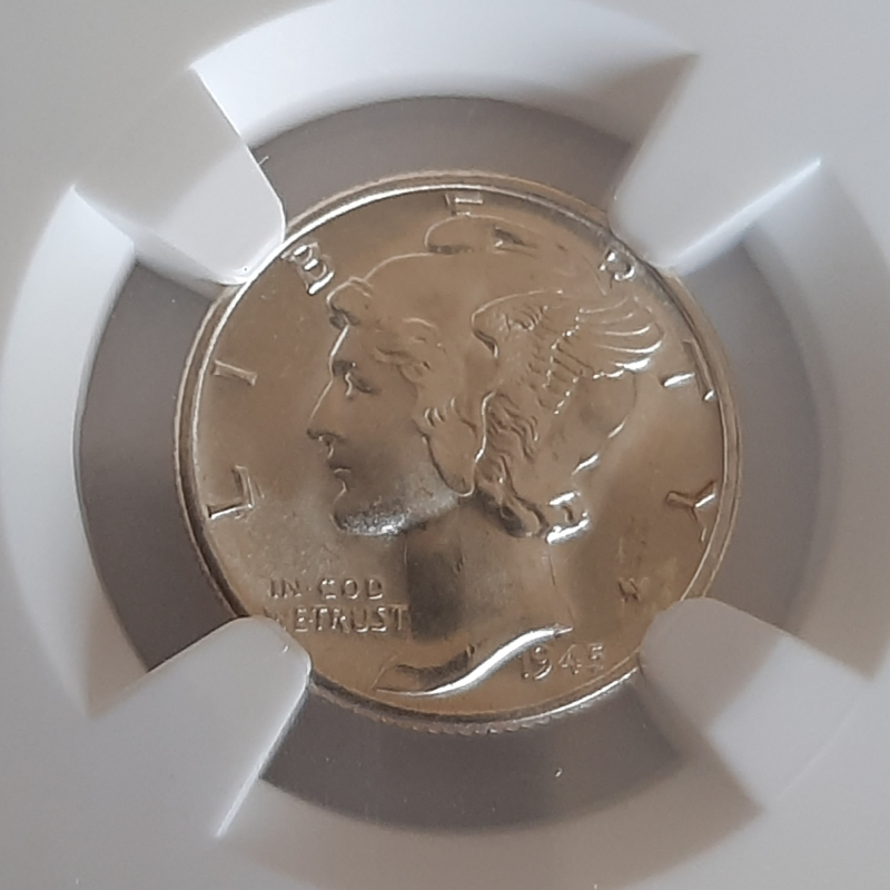 1945 10C MS66 Mercury Dime  Litnon.com