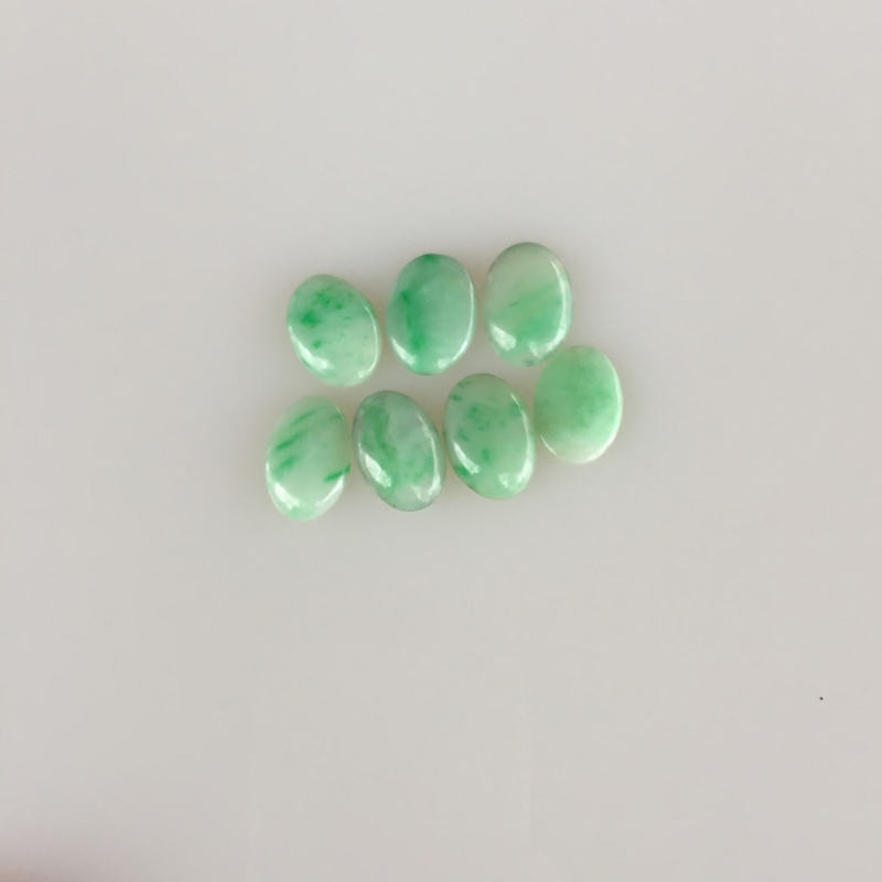 Apple Green Type A Burmese Jadeite Cabochon Set 43.39 ct  Litnon.com