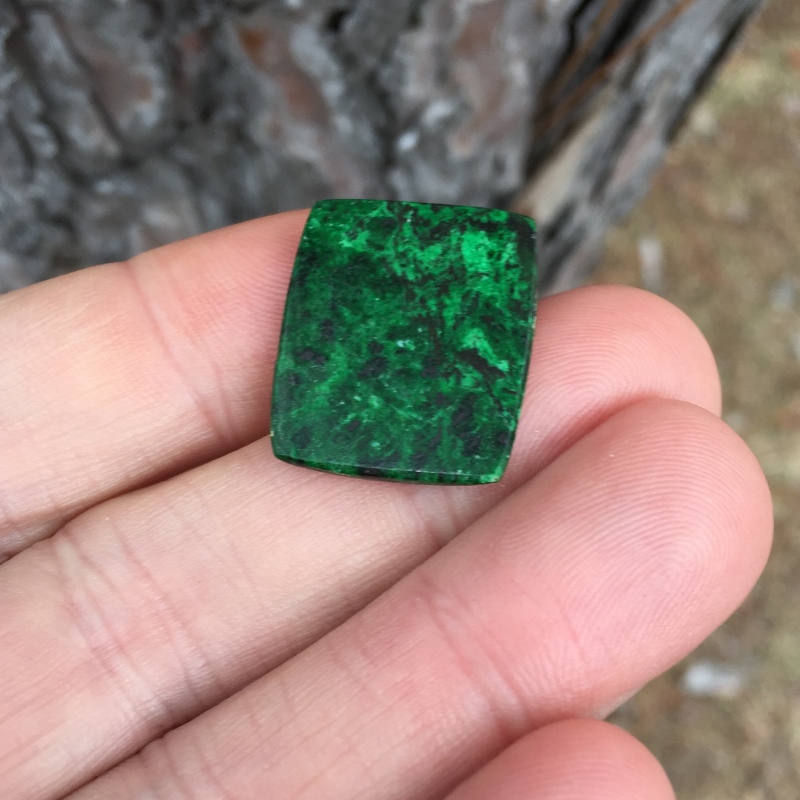 Big and Fine Color Natural Burmese Mawsitsit Jade 20.21 ct  Litnon.com