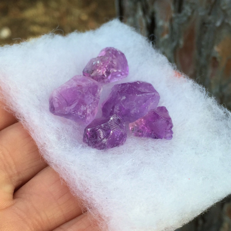 Old Stock Bright Color Brazil Amethyst Facet Rough 55.86 ct  Litnon.com