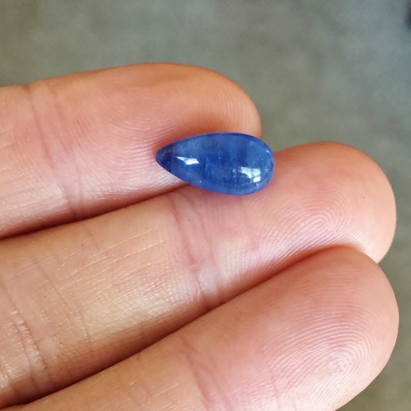  Blue Natural Ceylon Sapphire Cabochon 5.86 ct  Litnon.com