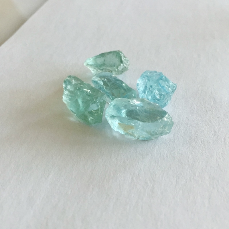 Nice Color Aquamarine Facet Rough Nigeria 39.66 ct  Litnon.com