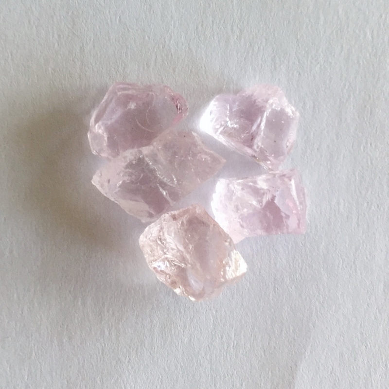 Pure Pink Morganite Facet Rough Nigeria 31.20 ct  Litnon.com