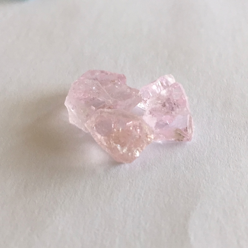 Pure Pink Morganite Facet Rough Nigeria 31.20 ct  Litnon.com