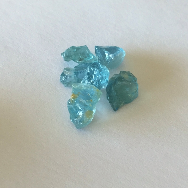 Strong Blue Aquamarine Facet Rough Nigeria 32.85 ct  Litnon.com