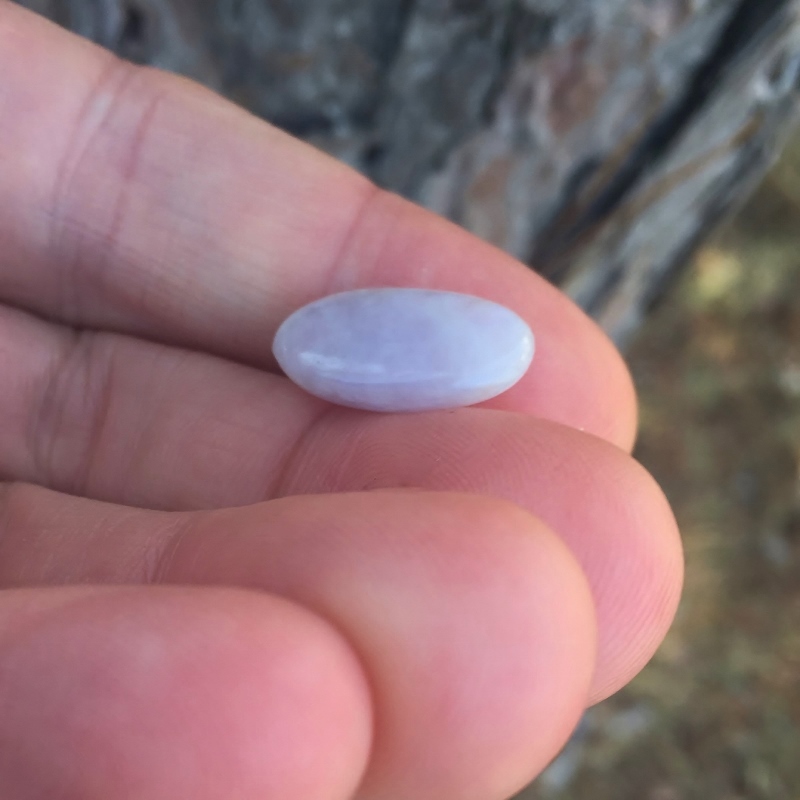 Lavender Type A Burmese Jadeite Cabochon 12.25 ct  Litnon.com