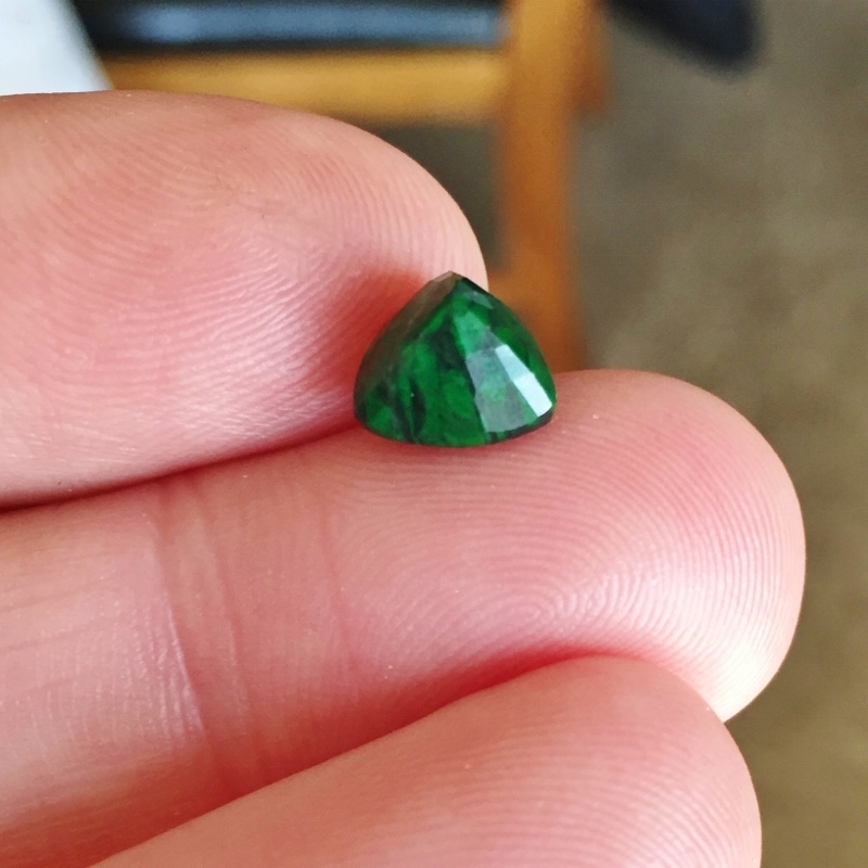 Faceted Natural Burmese Mawsitsit Jade 3.09 ct  Litnon.com