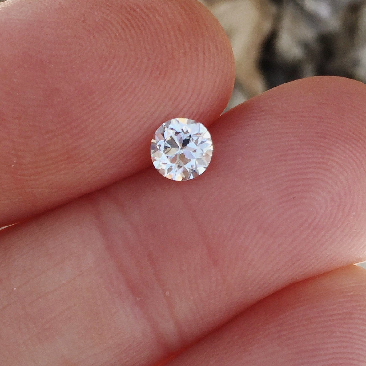 Antique Euro Cut Diamond VS1 - I Color 0.54 ct  Litnon.com