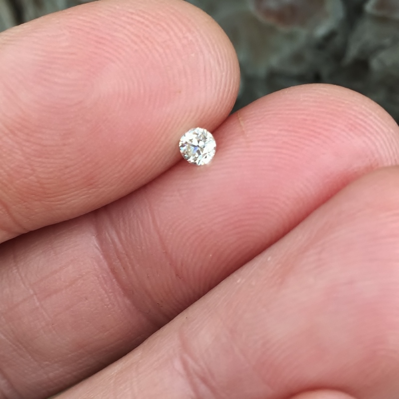 Euro Cut Diamond S-1 Clarity I-J Color 0.18 carat  Litnon.com