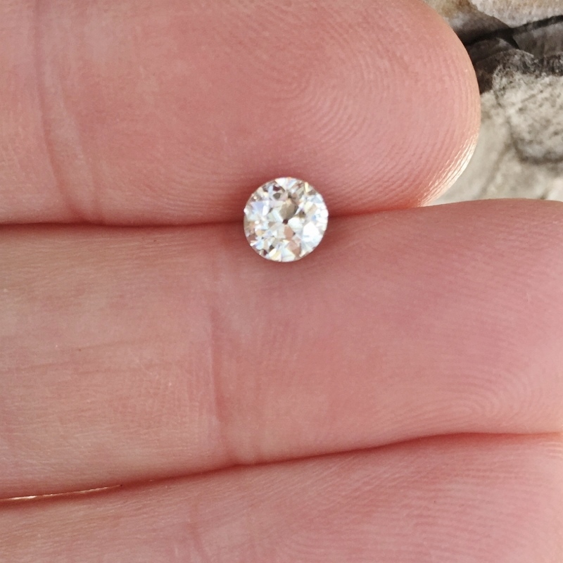 Euro Cut Diamond S-1 Clarity I-J Color 0.18 carat  Litnon.com