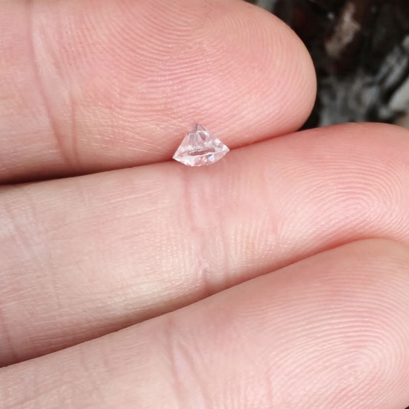 Antique Faint Pink Euro Cut Diamond SI-1 0.70 ct  Litnon.com