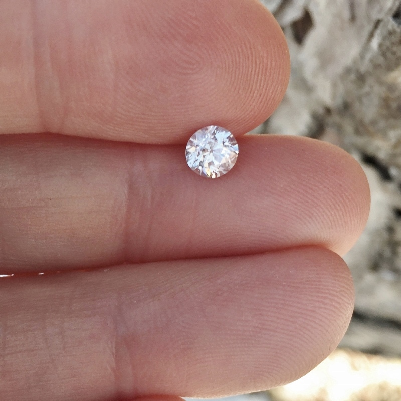 Antique Faint Pink Euro Cut Diamond SI-1 0.70 ct  Litnon.com