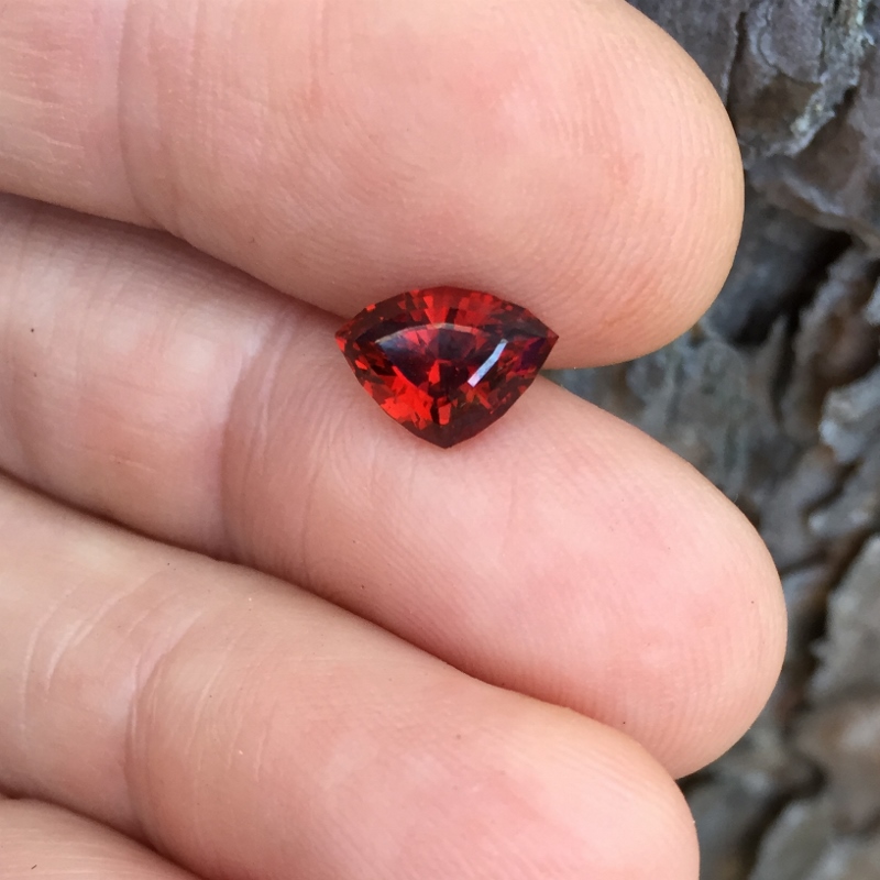 Red Orange Natural Spessartite Garnet Nigeria 2.97ct  Litnon.com