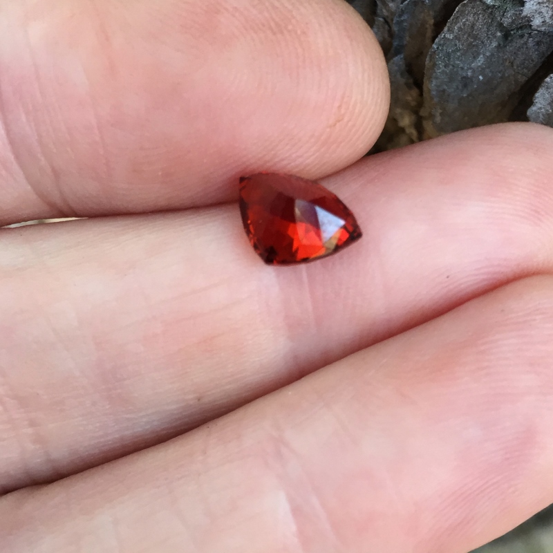 Red Orange Natural Spessartite Garnet Nigeria 2.97ct  Litnon.com