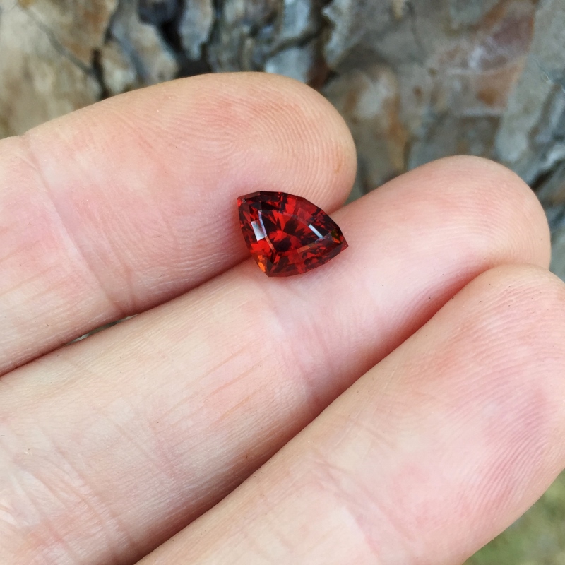 Red Orange Natural Spessartite Garnet Nigeria 2.97ct  Litnon.com