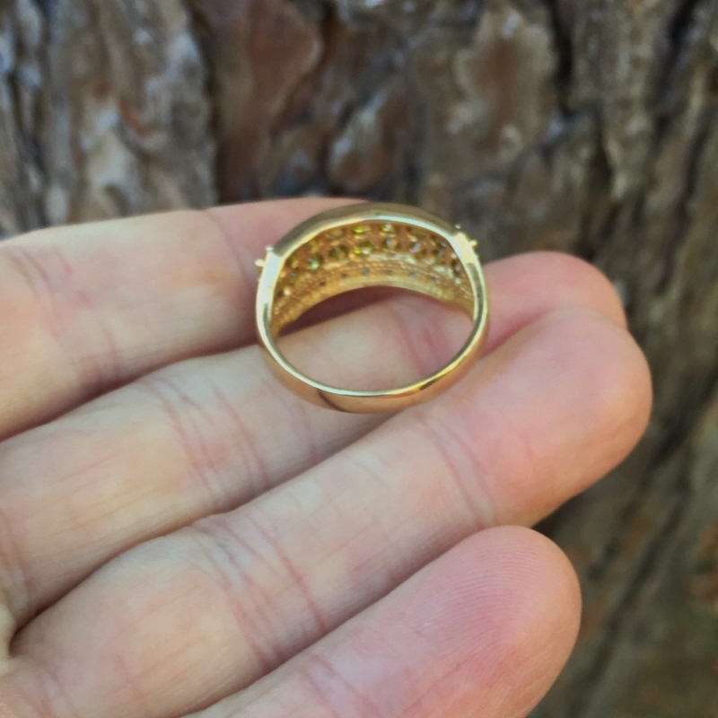 Value! Intense Color 14 kt Yellow Diamond Ring 1.80 carats GLI Litnon.com