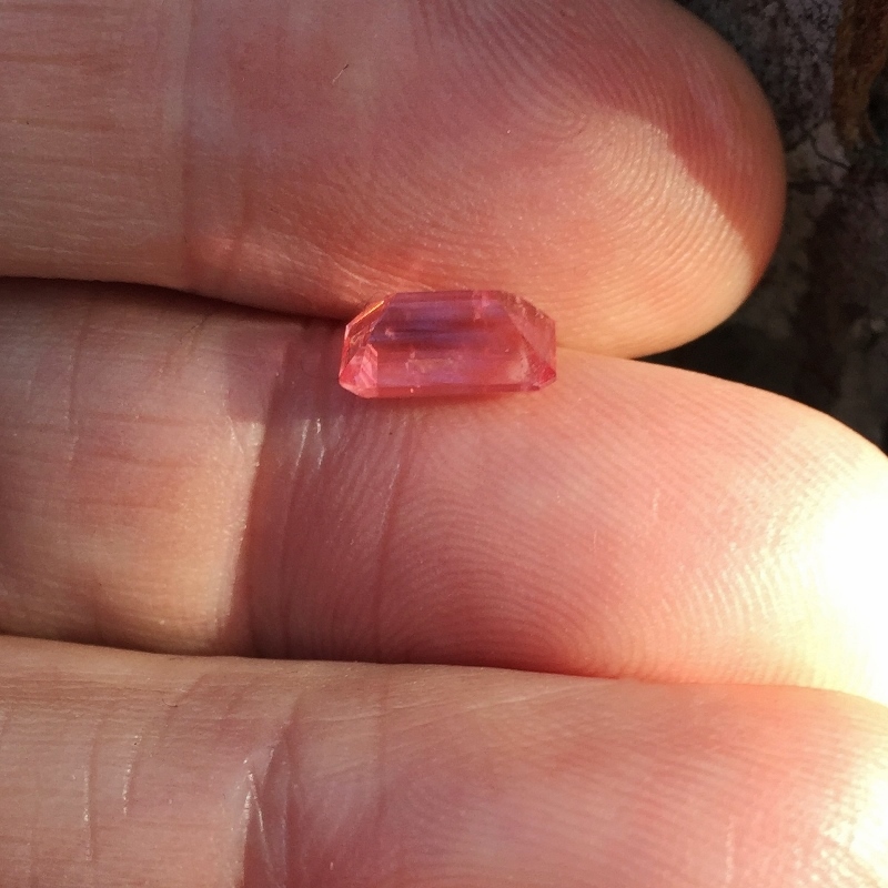 Bright Gem Cut, Color and Clarity Rhodochrosite Peru 2.01 ct  Litnon.com