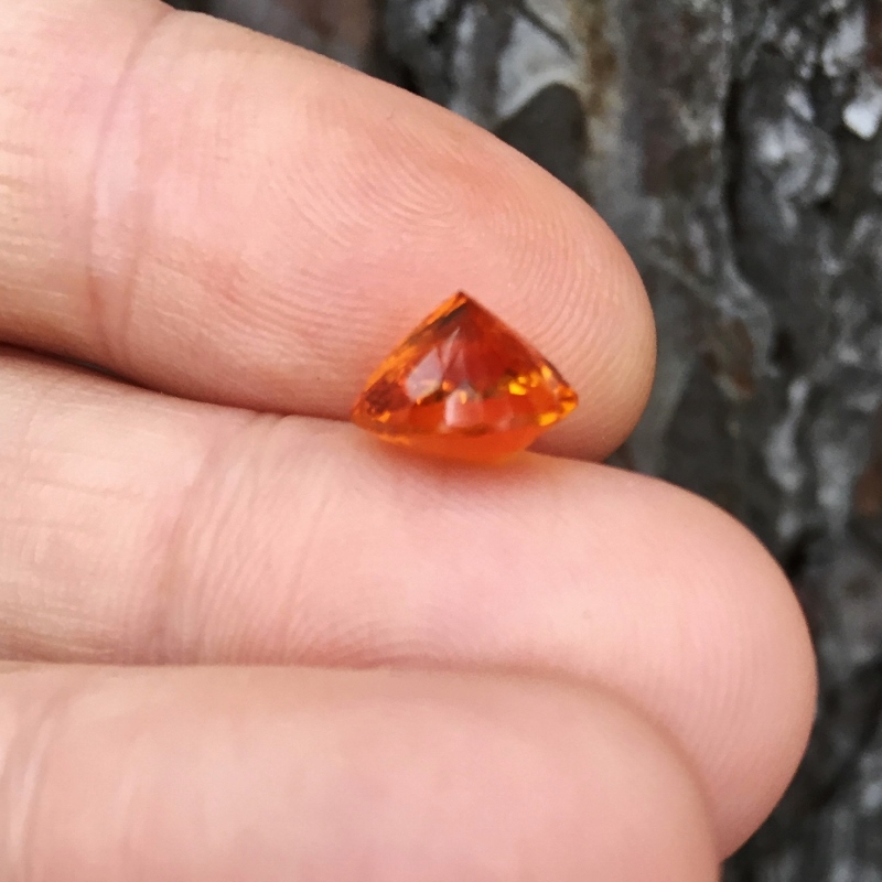 Top Cutting and Color Gem Orange Citrine Brazil 3.30 cts  Litnon.com