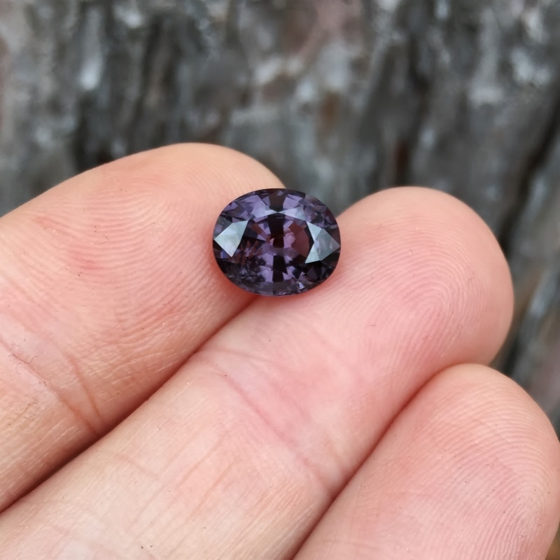 Natural Rich Purple Spinel Sri Lanka 3.23 Carats Litnon.com