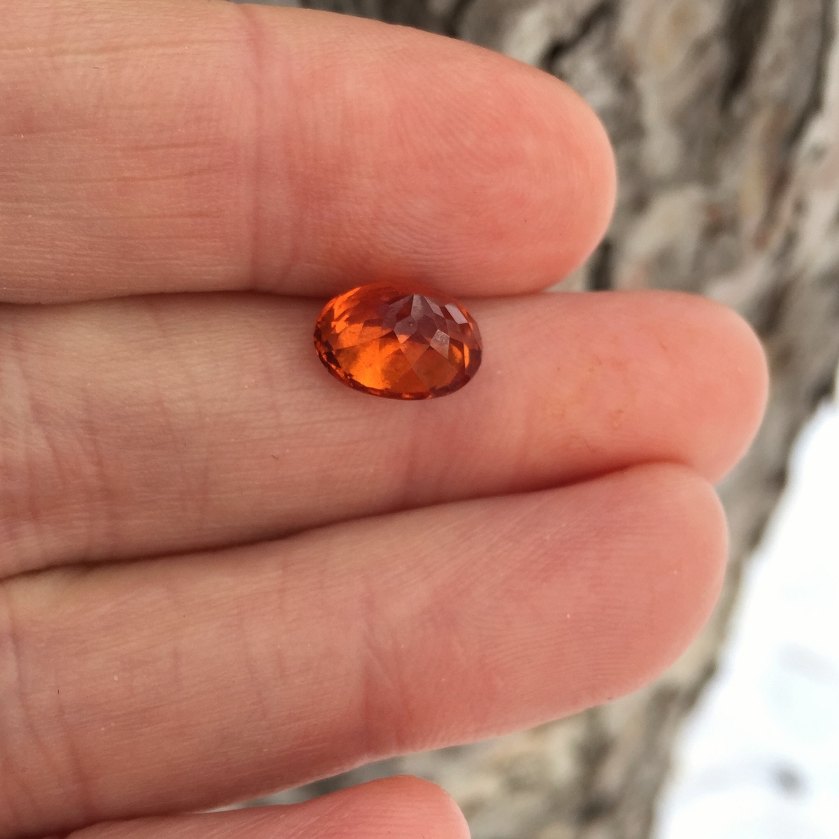 Glowing Hessonite Grossular Garnet Sri Lanka 4.84 ct  Litnon.com
