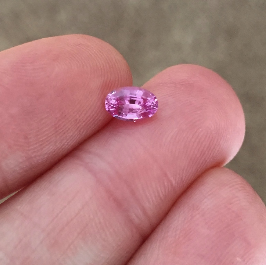 Natural Fine Pink Sapphire Sri Lanka 1.10 ct. Litnon.com