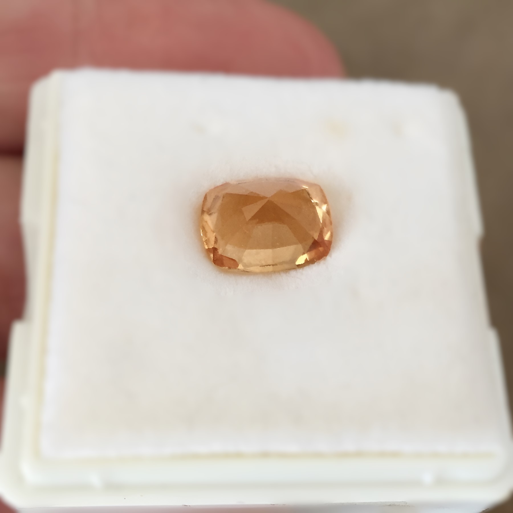 Rare Clarity and Cutting Golden Grossular Garnet Sri Lanka 4.62 carats GLI Litnon.com
