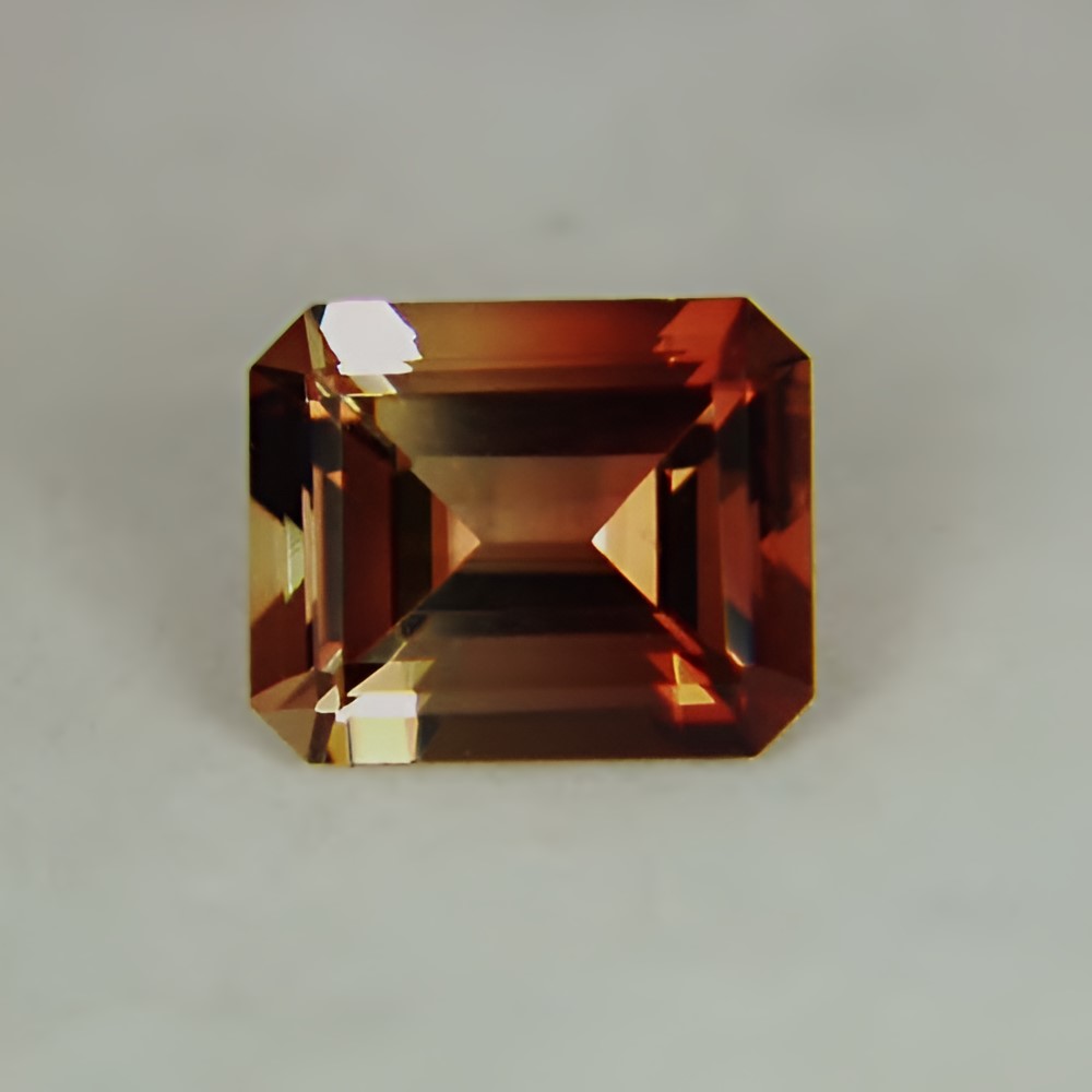 USA Cut American Gemstone Bi-Color Oregon Sunstone 3.90 ct GL Litnon.com