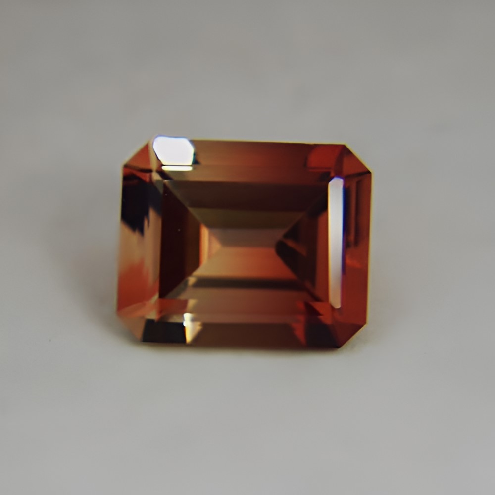 USA Cut American Gemstone Bi-Color Oregon Sunstone 3.90 ct GL Litnon.com