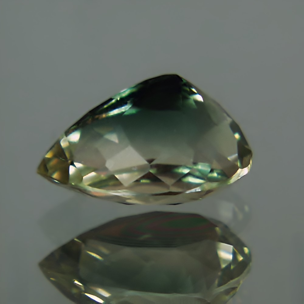 USA Cut American Gemstone Bi-Color Oregon Sunstone 2.96 ct GL Litnon.com