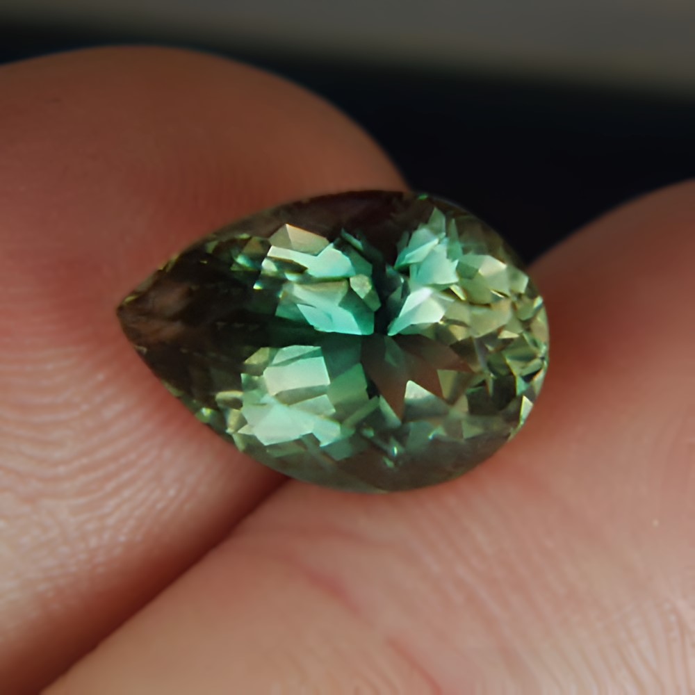 USA Cut American Gemstone Bi-Color Oregon Sunstone 5.04 ct GL Litnon.com