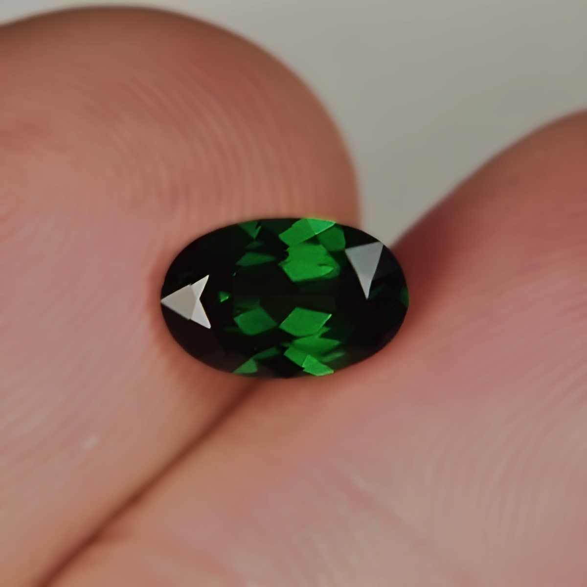 Intense Chrome Green Tsavorite Garnet Kenya 1.17 carats GL Litnon.com