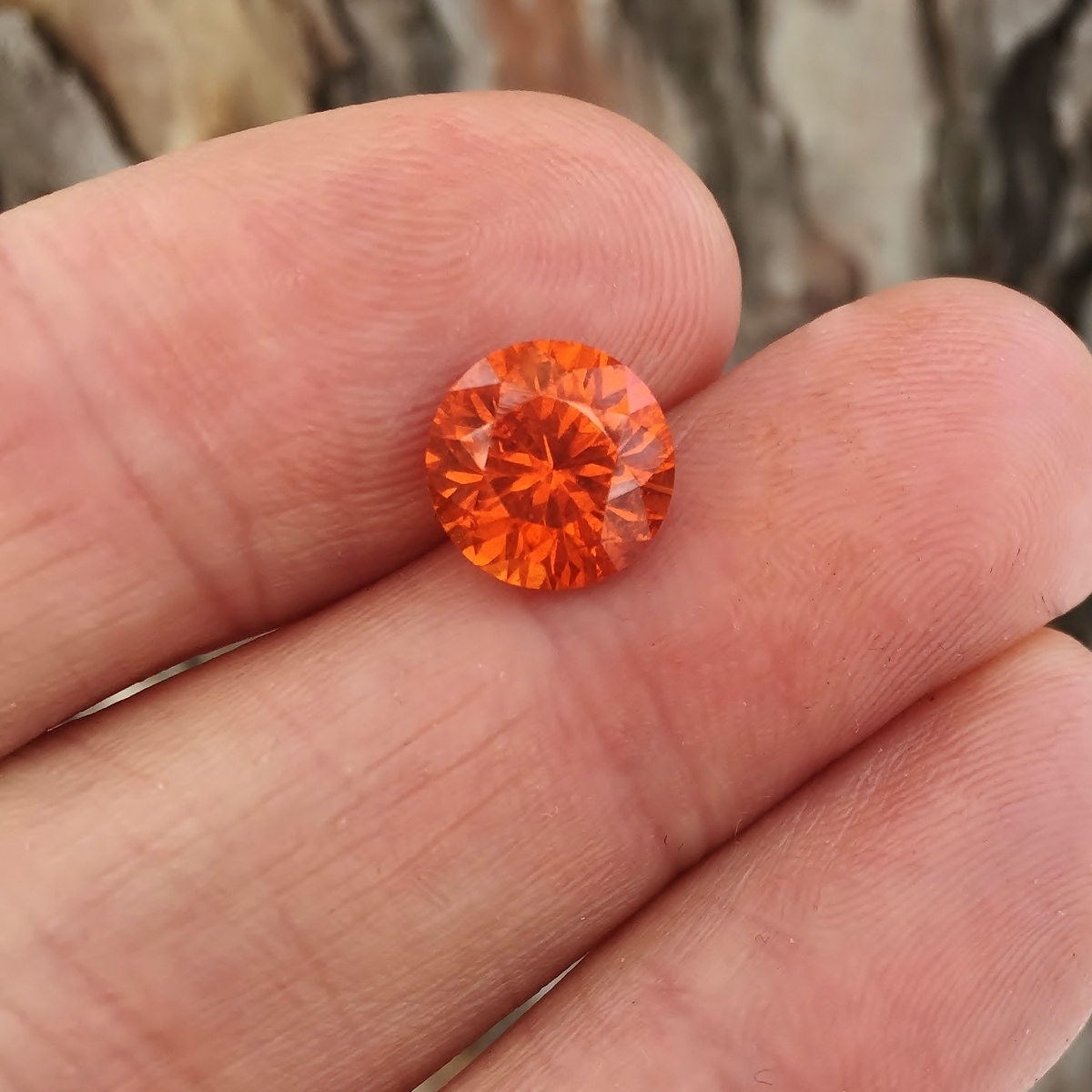 Natural Orange Mandarin Spessartite Garnet Nigeria 4.31ct  Litnon.com