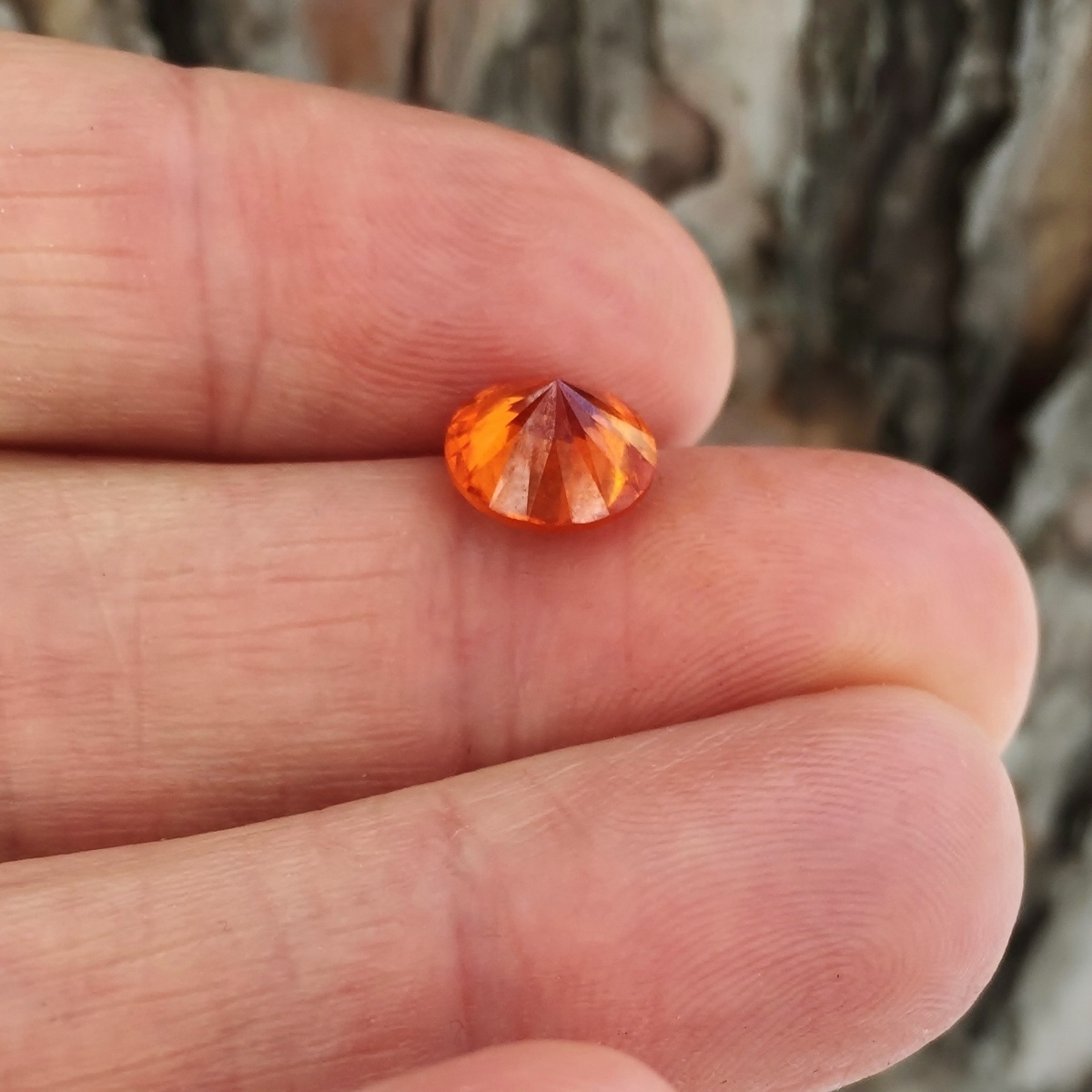 Natural Orange Mandarin Spessartite Garnet Nigeria 4.31ct  Litnon.com