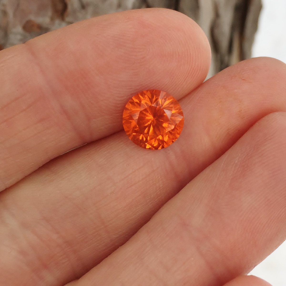 Natural Orange Mandarin Spessartite Garnet Nigeria 4.31ct  Litnon.com