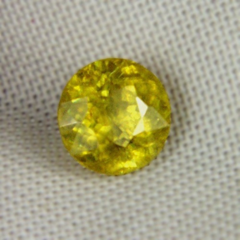 Brilliant Natural Yellow Sphene Pakistan 2.49 ct Litnon.com