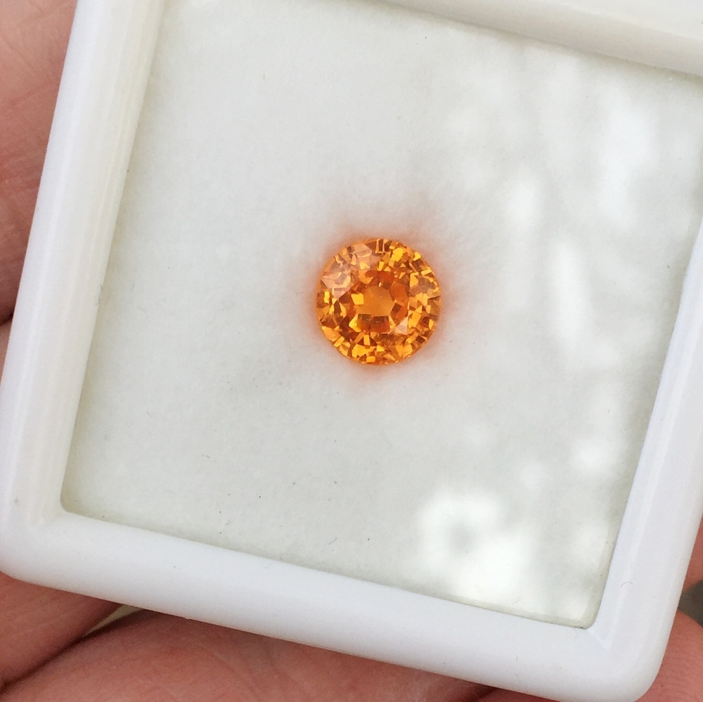 Fanta Color and Fire Mandarin Spessartite Garnet 3.01 ct  Litnon.com