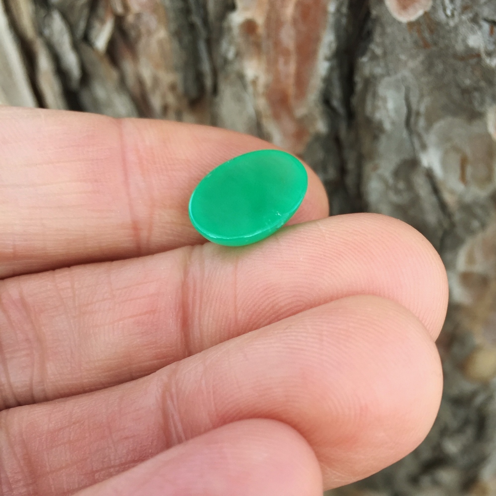 Premium Gem Color Australia Chrysoprase 6.01 Carats  Litnon.com